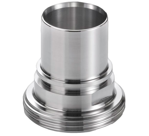 Male Smooth Barb Connector - External Thread - AISI 316L